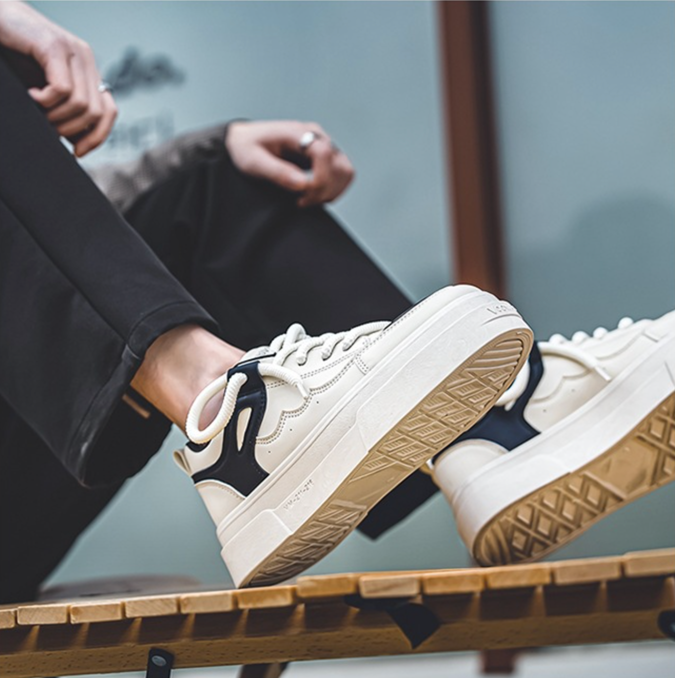 Minimalist Chunky Platform Sneakers - All - Match Casual Shoes