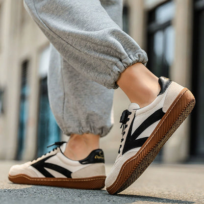 Spring Summer New Breathable Soft Sole Lightweight Mesh Solid Color Trendy Versatile Men's Shoes White Sneakers Sports