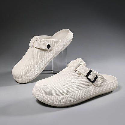 Breathable Adjustable Strap Clogs - Men's Lightweight Slip-On Shoes