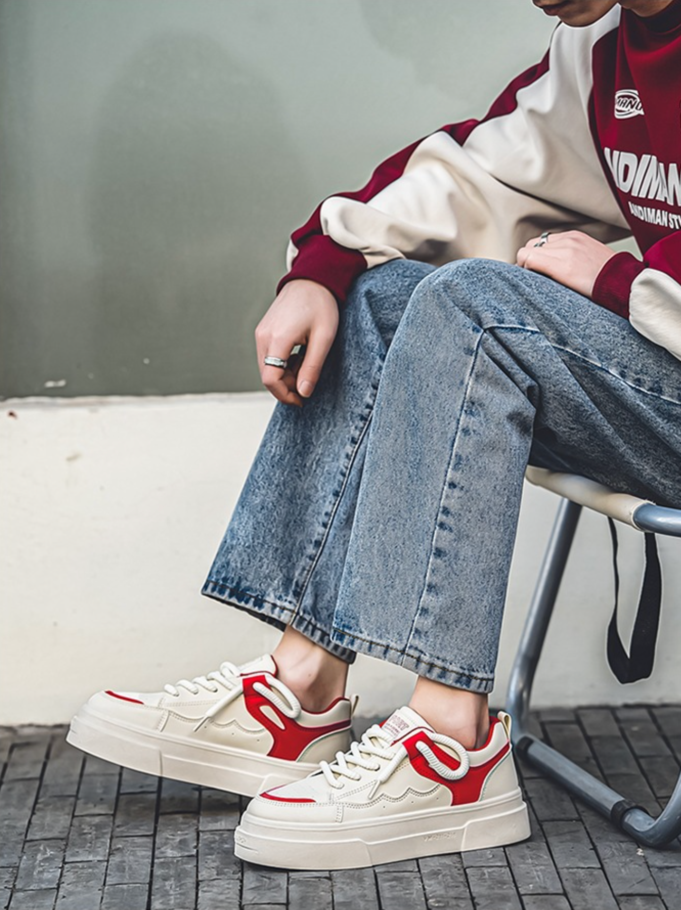 Minimalist Chunky Platform Sneakers - All - Match Casual Shoes