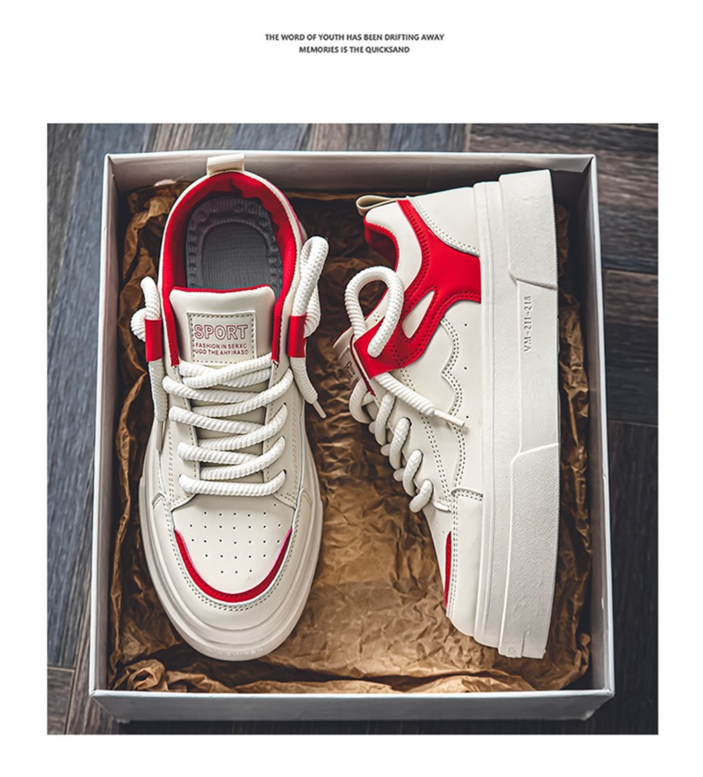 Minimalist Chunky Platform Sneakers - All - Match Casual Shoes