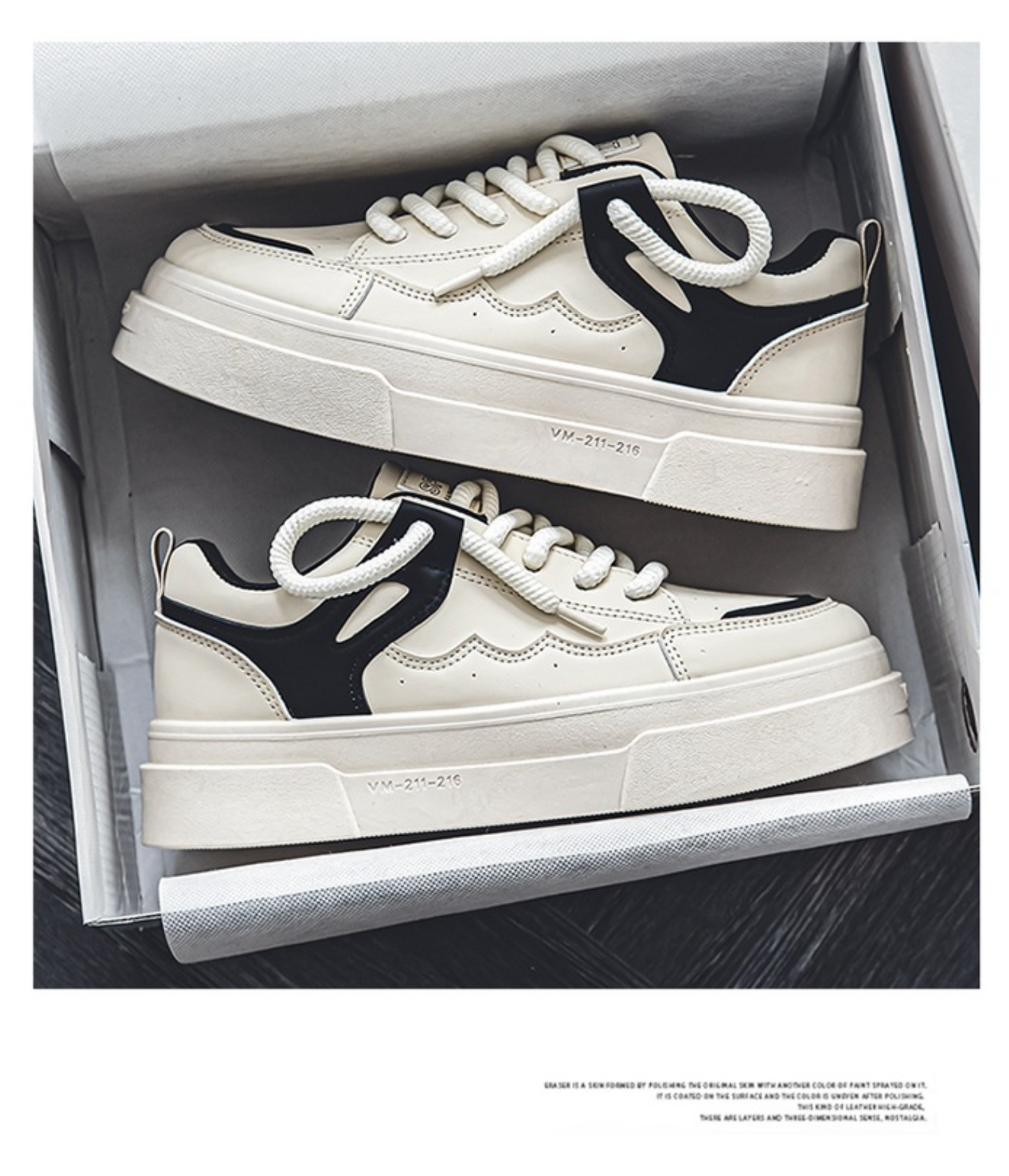 Minimalist Chunky Platform Sneakers - All - Match Casual Shoes