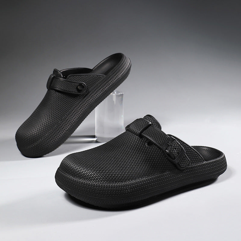 Breathable Adjustable Strap Clogs - Men's Lightweight Slip-On Shoes