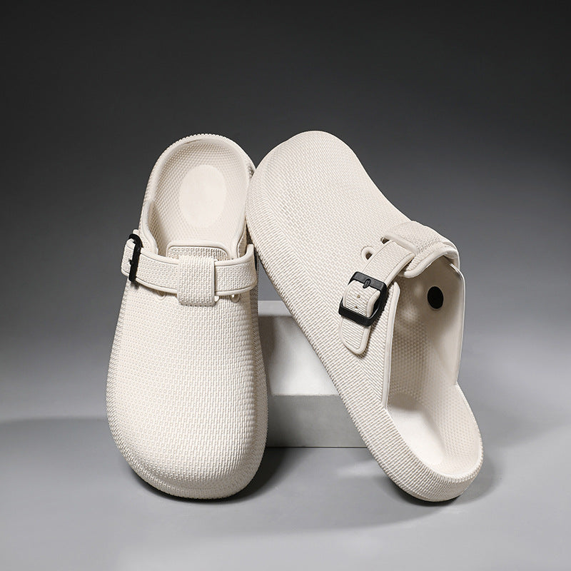Breathable Adjustable Strap Clogs - Men's Lightweight Slip-On Shoes