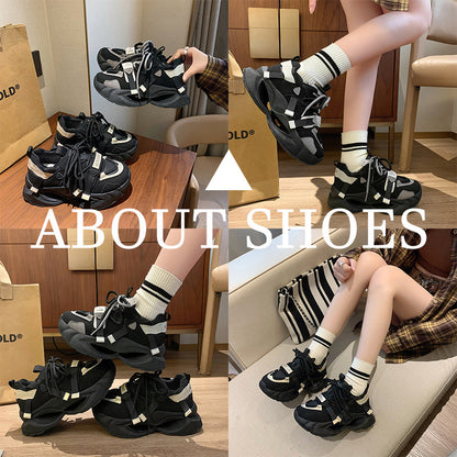 Trendy Dad Sneakers - Multi - Strap & Chunky Sole