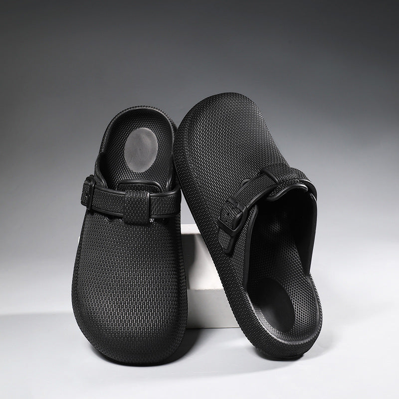 Breathable Adjustable Strap Clogs - Men's Lightweight Slip-On Shoes