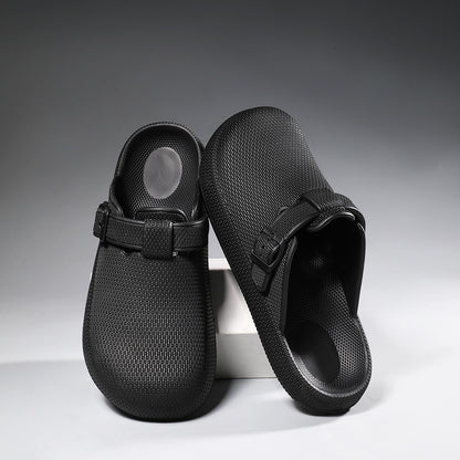 Breathable Adjustable Strap Clogs - Men's Lightweight Slip-On Shoes