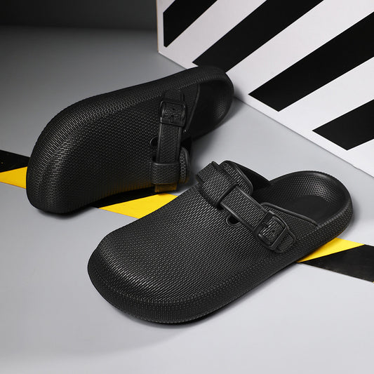 Breathable Adjustable Strap Clogs - Men's Lightweight Slip-On Shoes