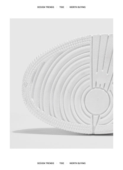 Men's Fashion Low-Top Sneakers - Colorblock Casual Shoes for Men | White Gray & Black White Styles