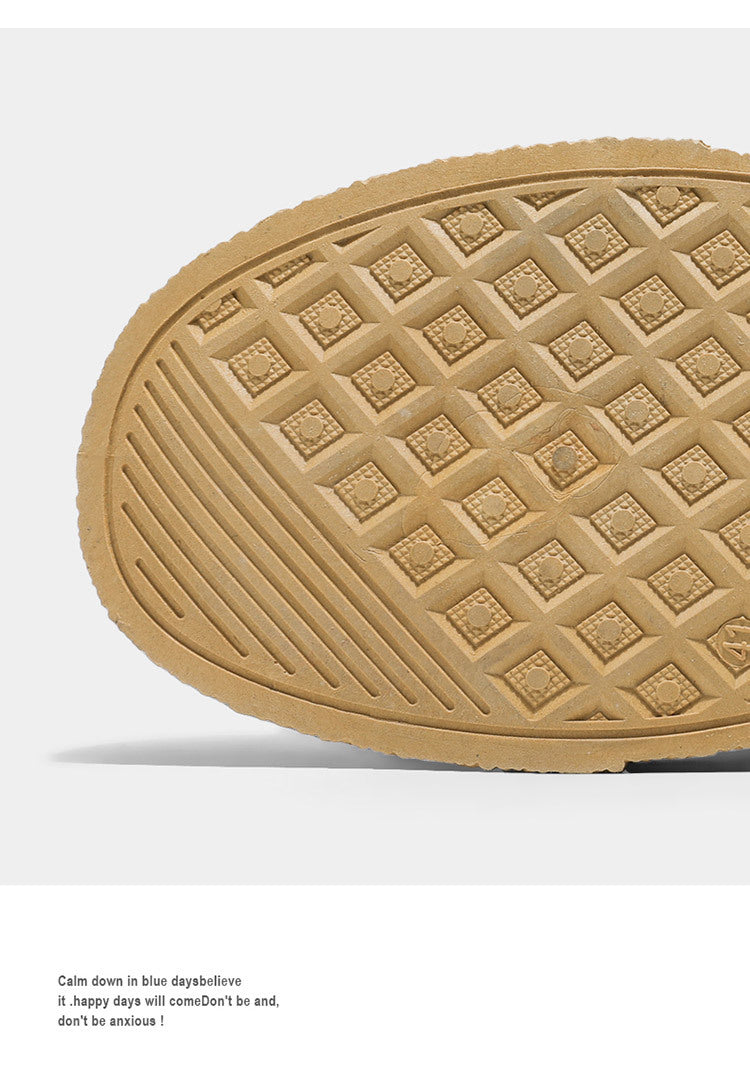 Men's Chunky Sole Retro Casual Sneakers - Multi-Color Low-Top Board Shoes