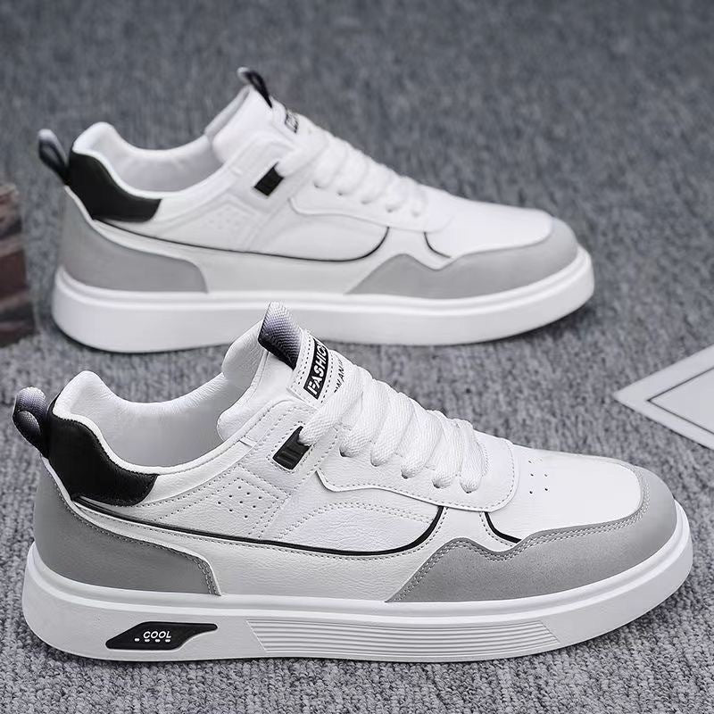 Men's Multi-Color Low-Top Casual Sneakers - Minimalist Fashion Board Shoes