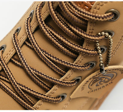 马丁靴防水防滑登山靴运动休闲鞋秋冬增高 YP010