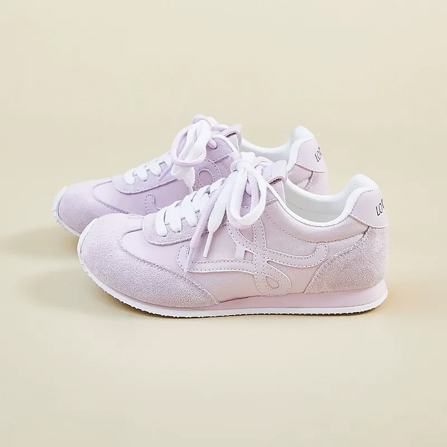 Women’s Classic Retro Sneakers - Suede & Leather Panel Design