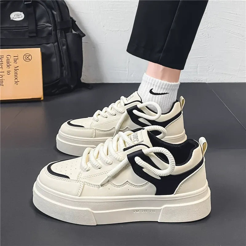 Minimalist Chunky Platform Sneakers - All - Match Casual Shoes