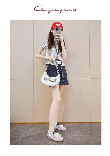 Retro Sport Sneakers with Dual - Color Laces - Suede & Mesh Panels