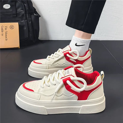 Minimalist Chunky Platform Sneakers - All - Match Casual Shoes